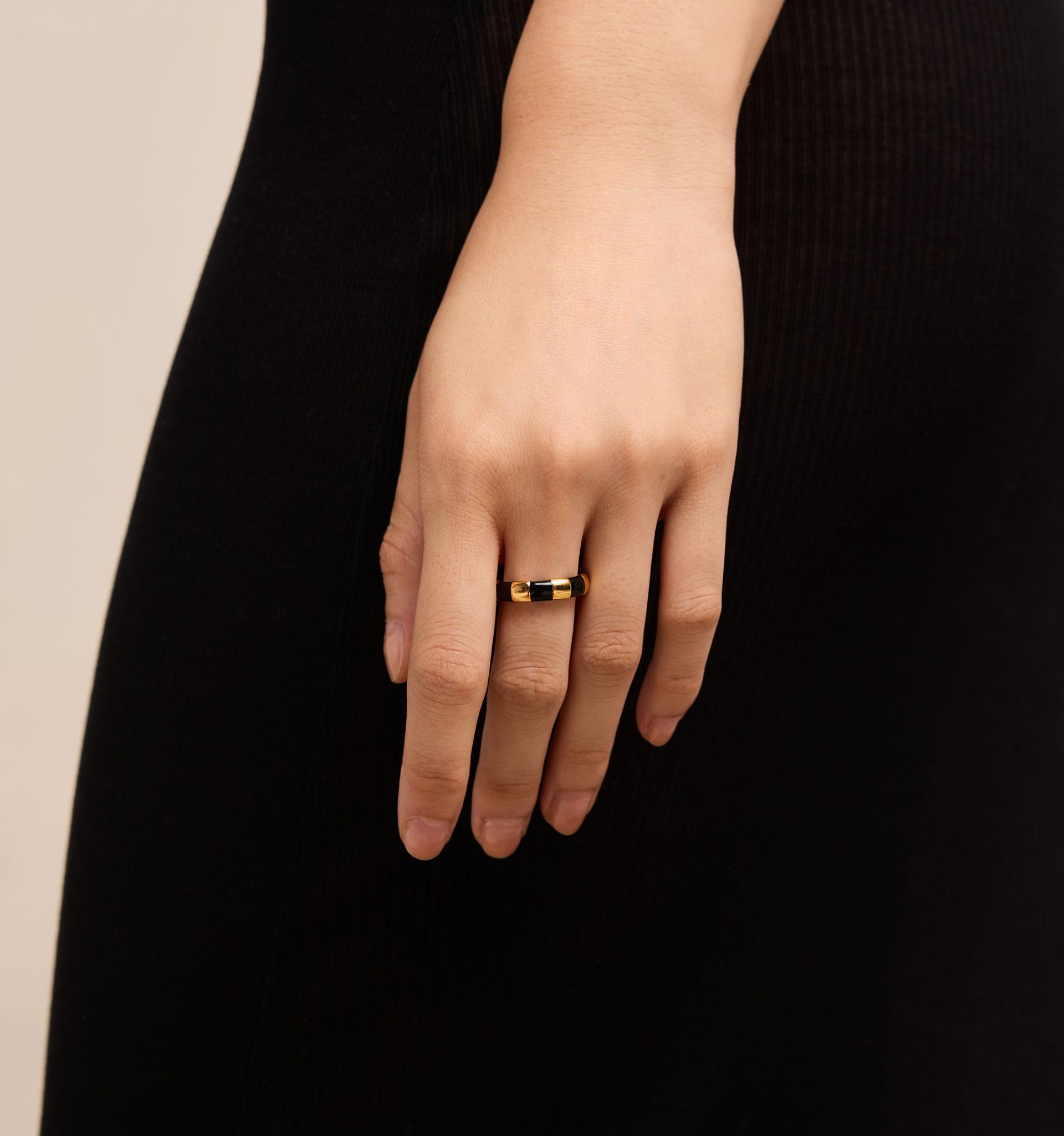 Striped Ami Signature Ring - 4