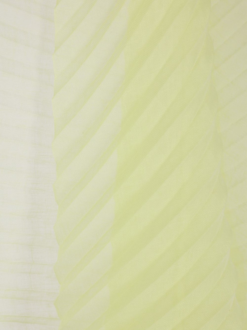 Feather Ramie Pleats Stole scarf 4