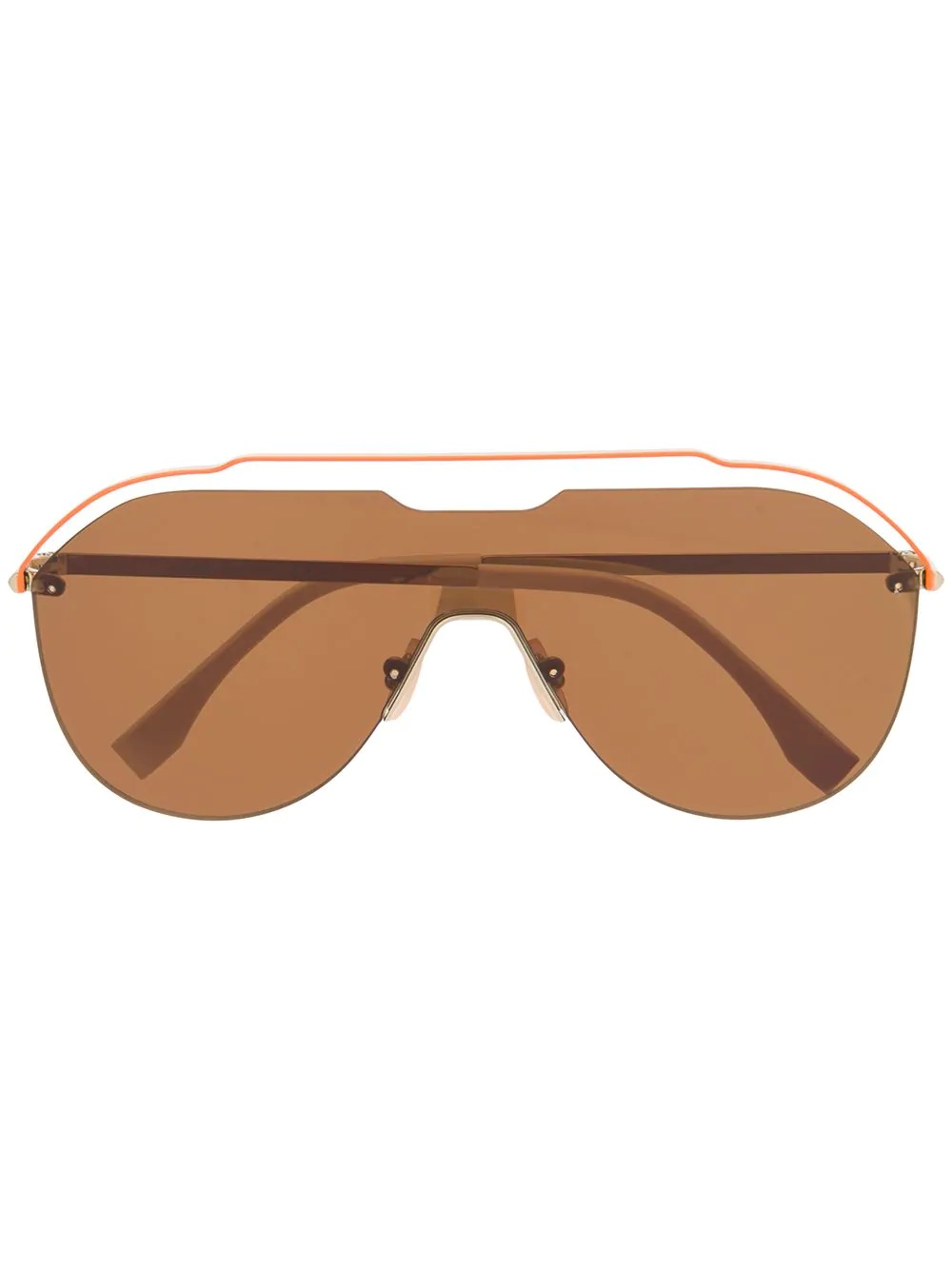 aviator frame sunglasses - 1