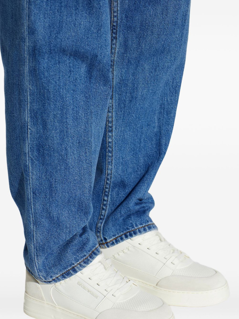 logo panelled sneakers 5