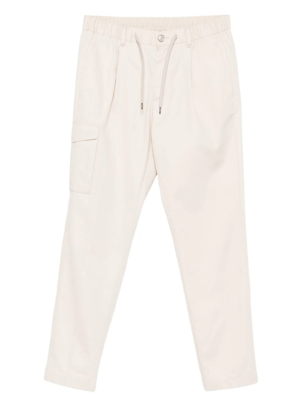 drawstring cargo-pocket trousers - 1