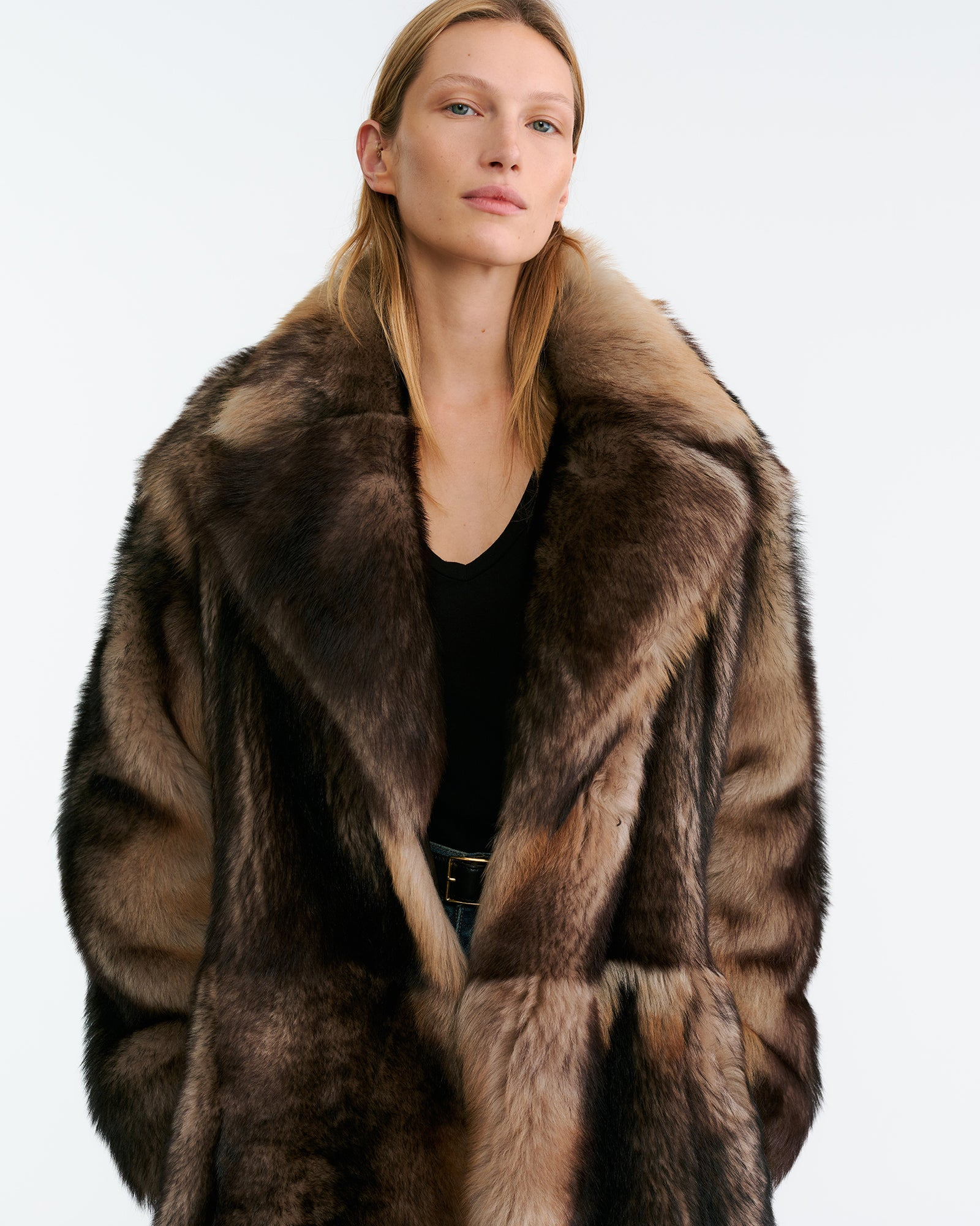 INGRID SHEARLING COAT - 3