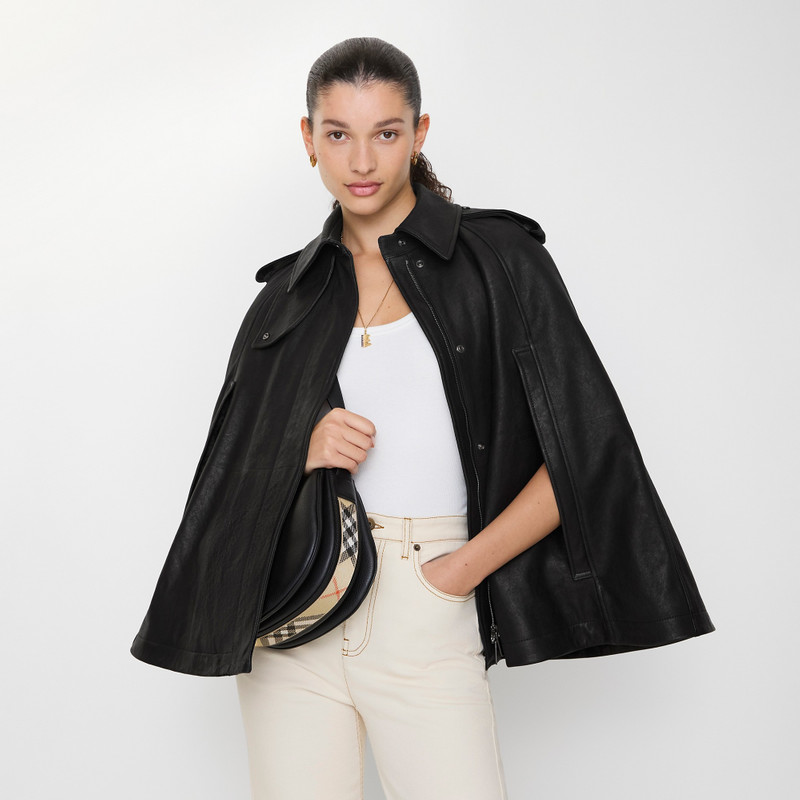 Burberry Leather Cape outlook