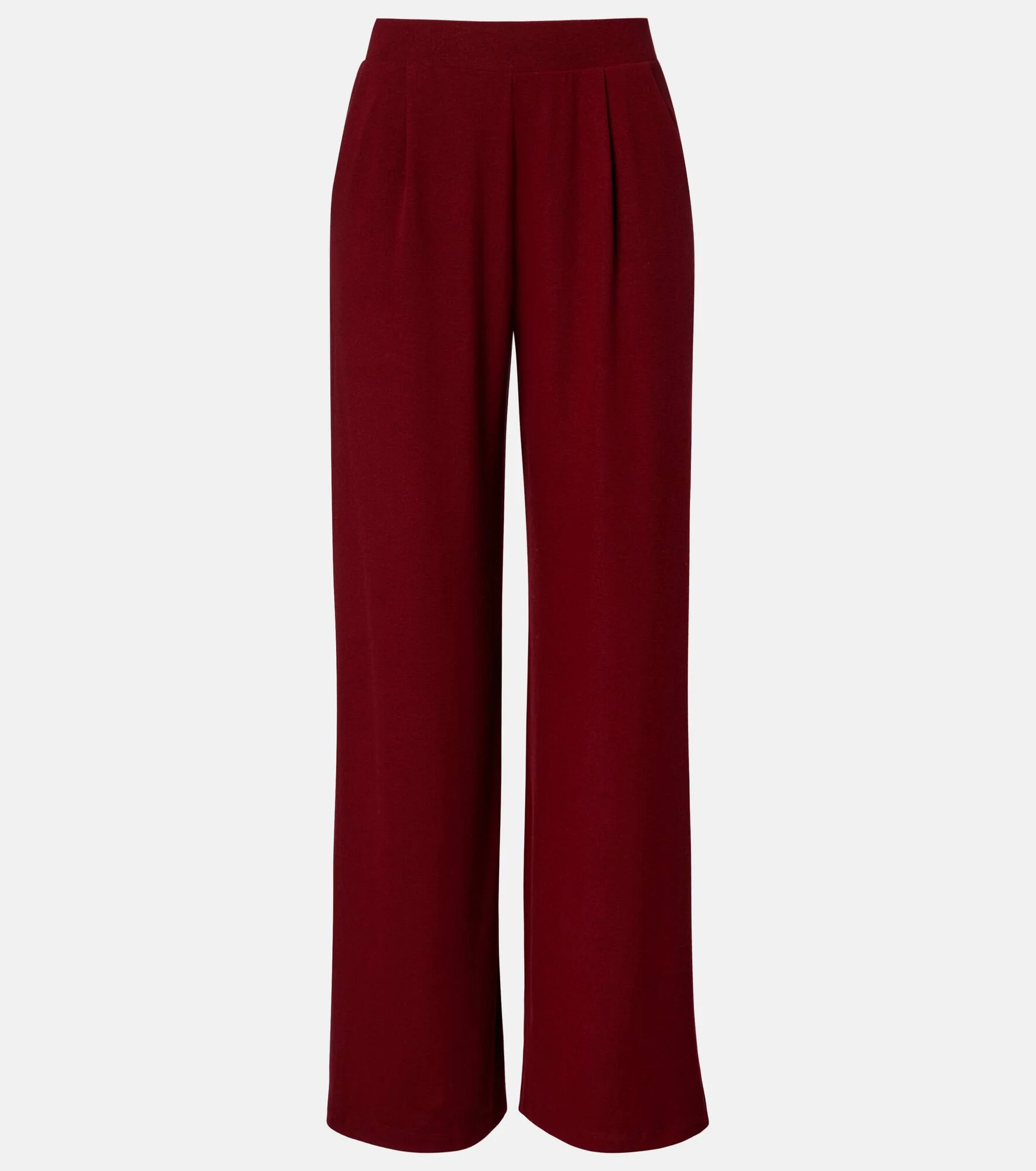 Lauren pleated jersey wide-leg pants - 1