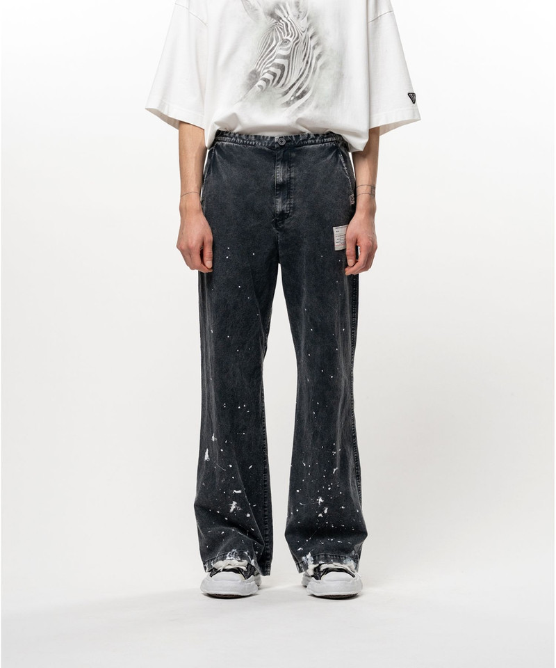 Distressed Cotton Linen Pants 3