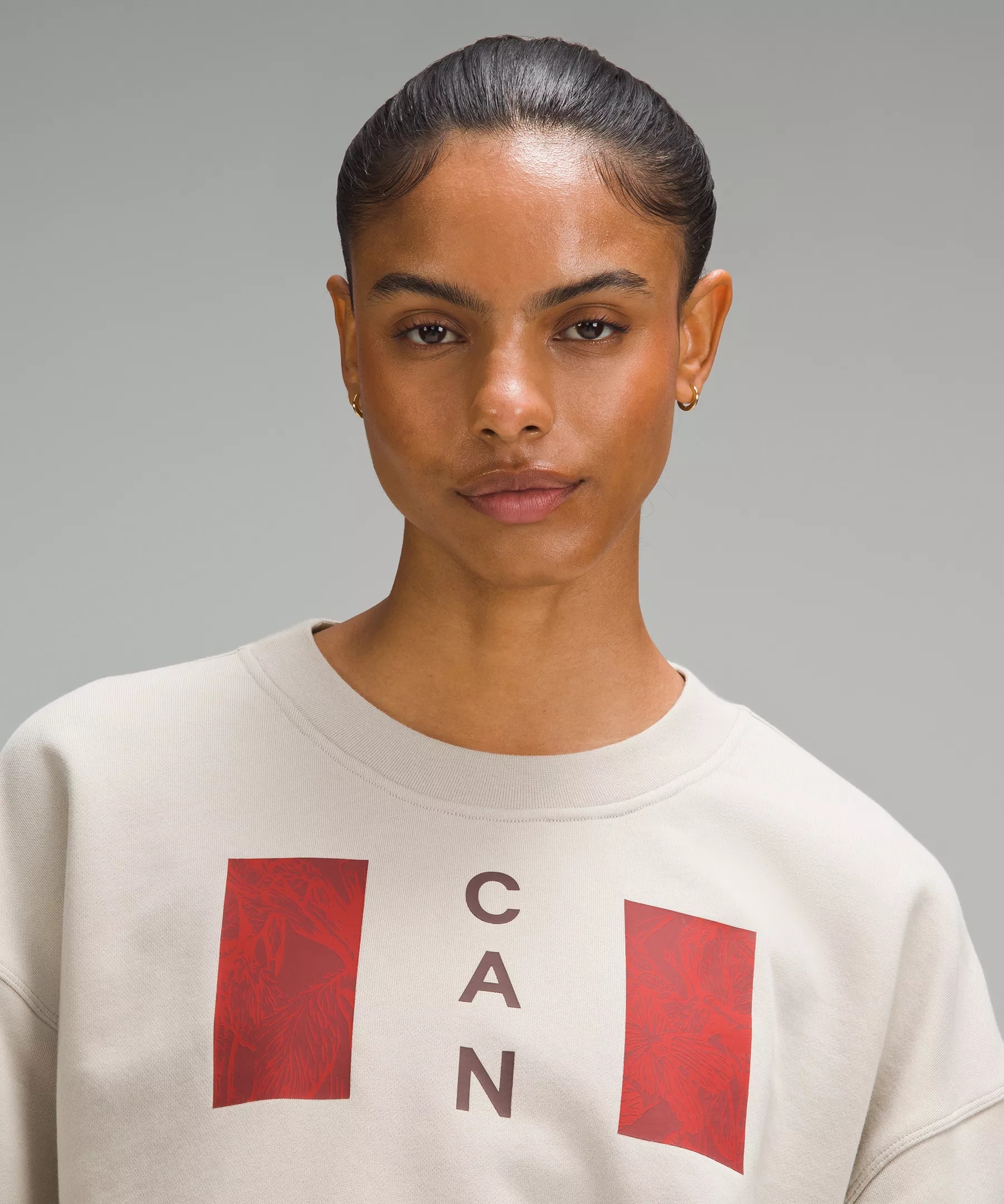 Team Canada Perfectly Oversized Cropped Crew *CPC Logo - 4