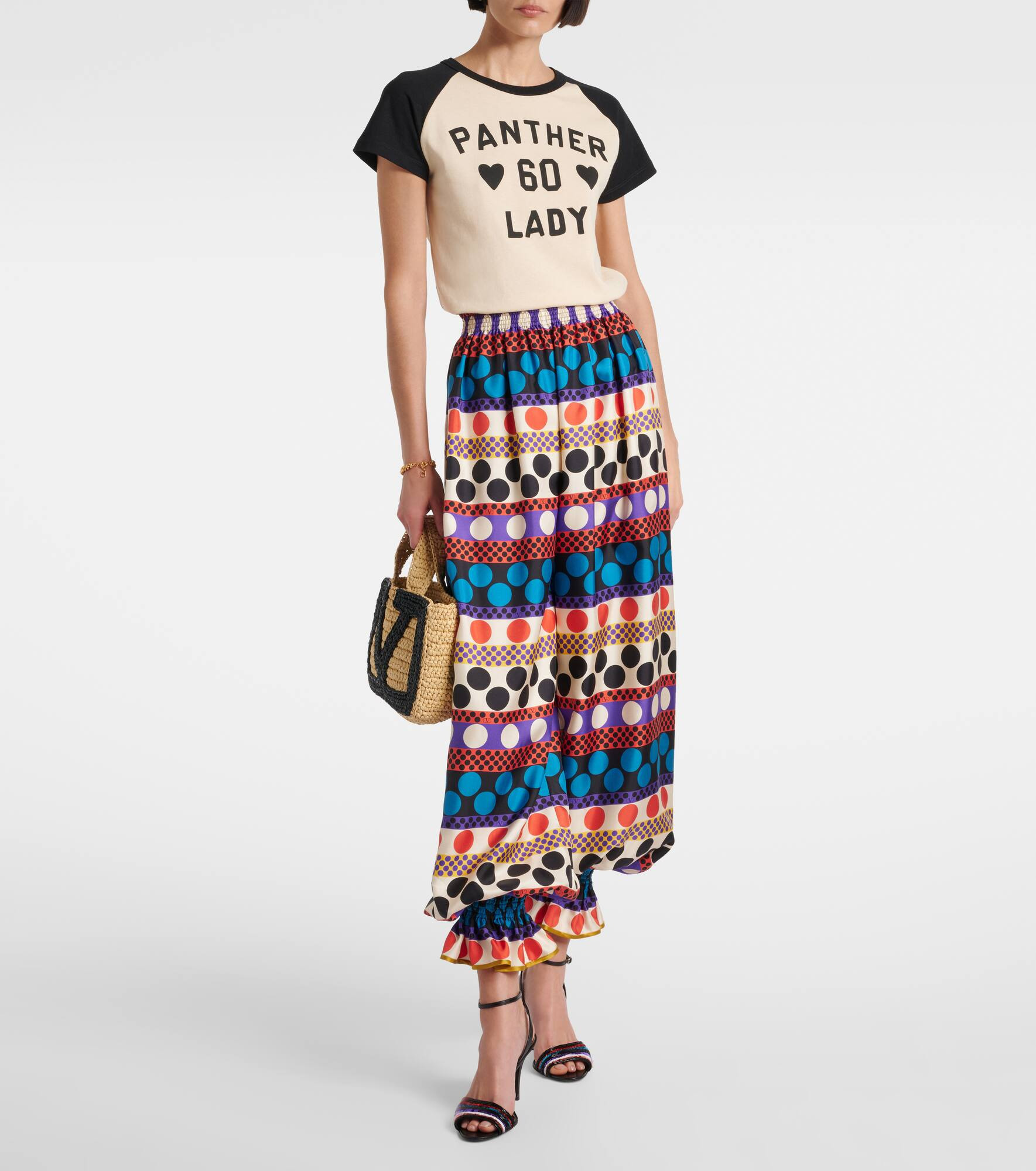 Printed silk culottes - 2