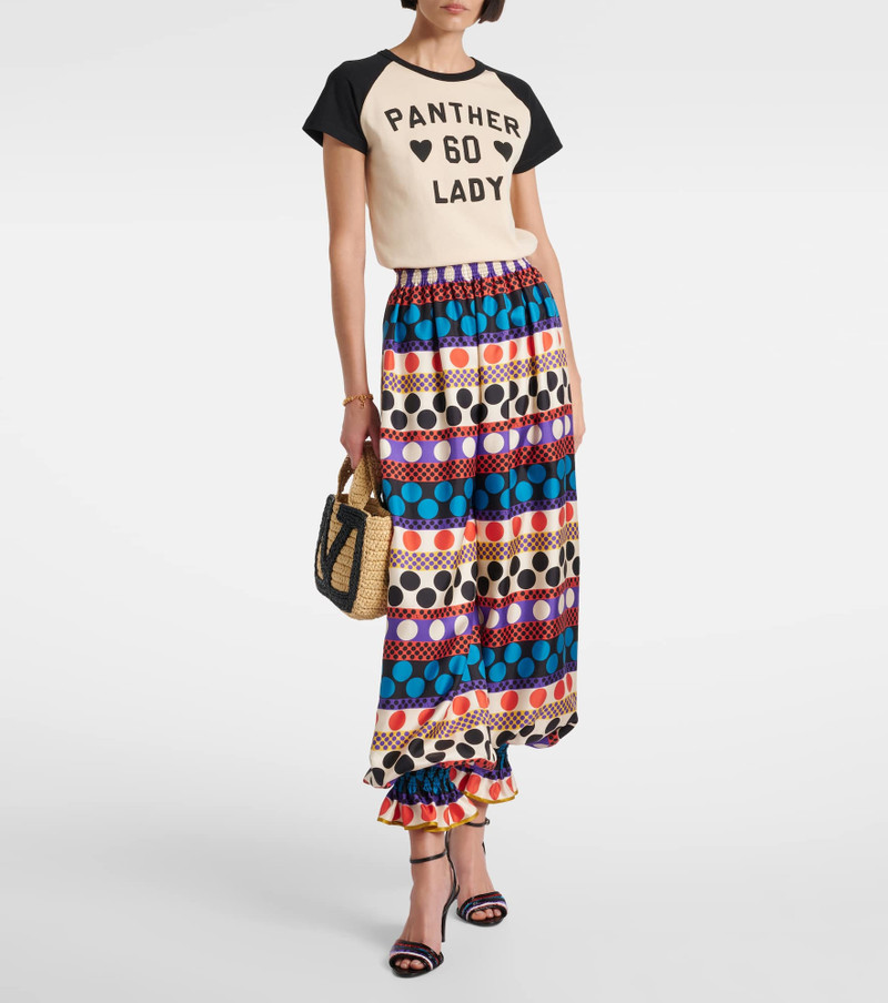 Valentino Printed silk culottes outlook
