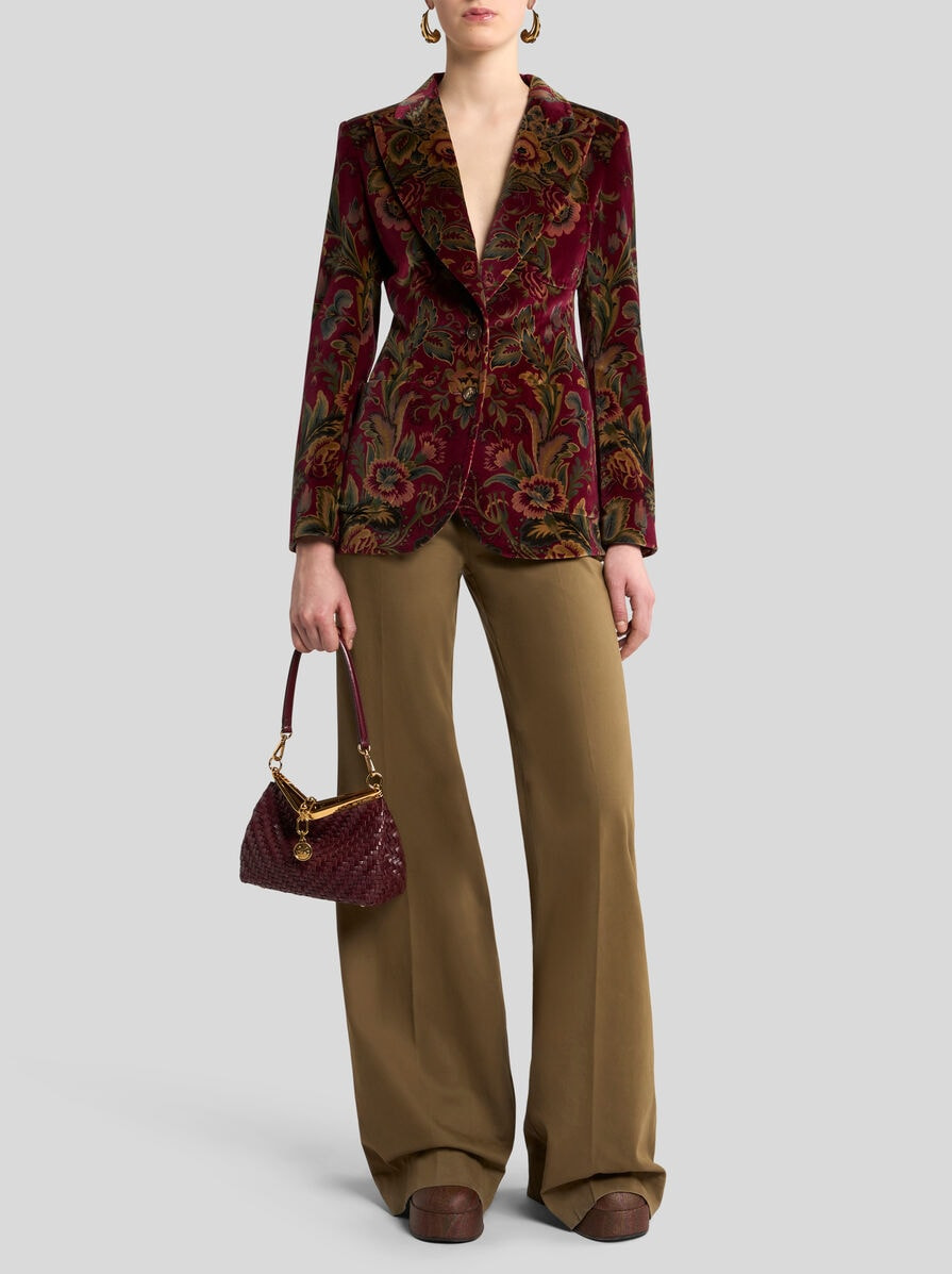 VELVET JACKET WITH PRINT - 3