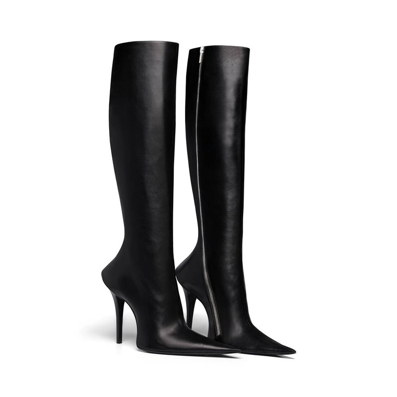 BALENCIAGA Women's Witch 110mm Boot in Black outlook