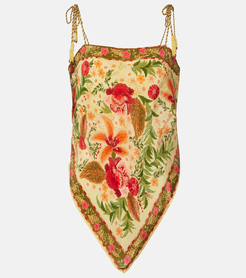 Stitched Garden floral top 1