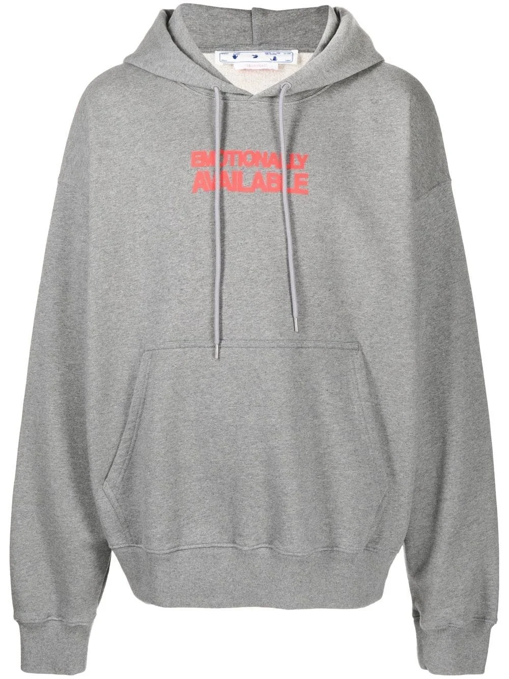 Arrows-motif drawstring hoodie - 1