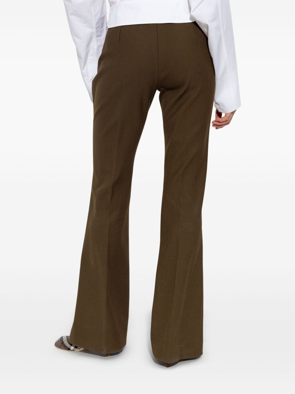 wool-blend trousers - 4