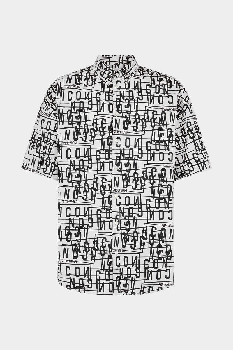 ICON STAMPS OVERSIZE SHORT SLEEVES SHIRT - 1