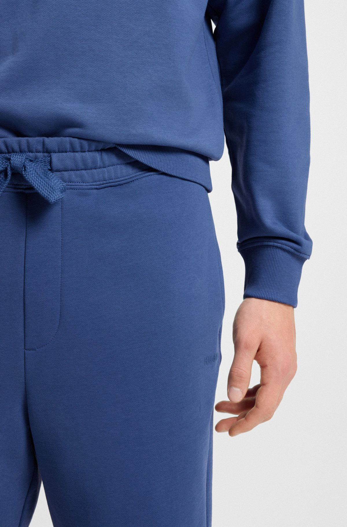 RELAXED-FIT SHORTS IN COTTON TERRY WITH LOGO PRINT - 3