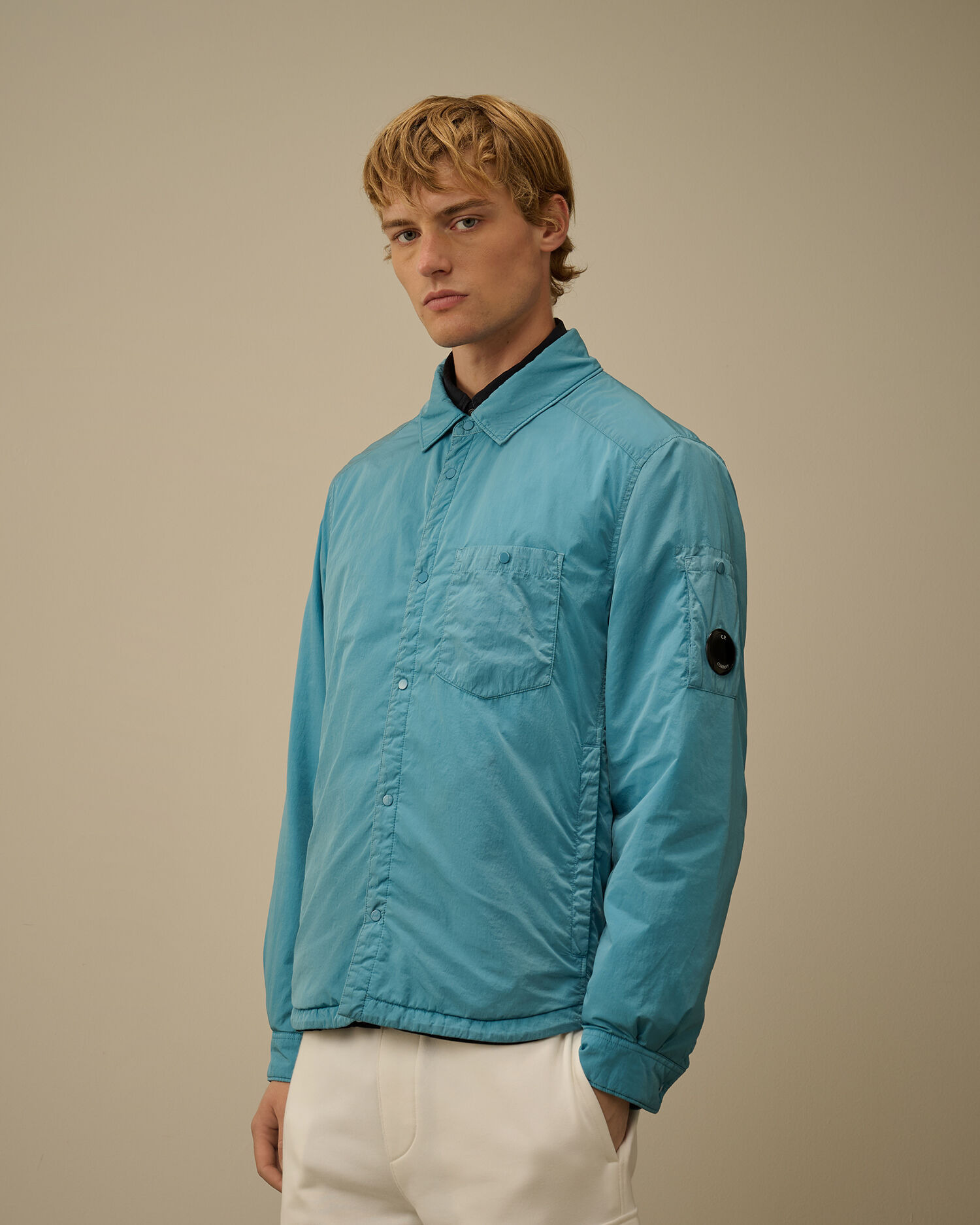 Chrome-R Lens Button Overshirt - 3