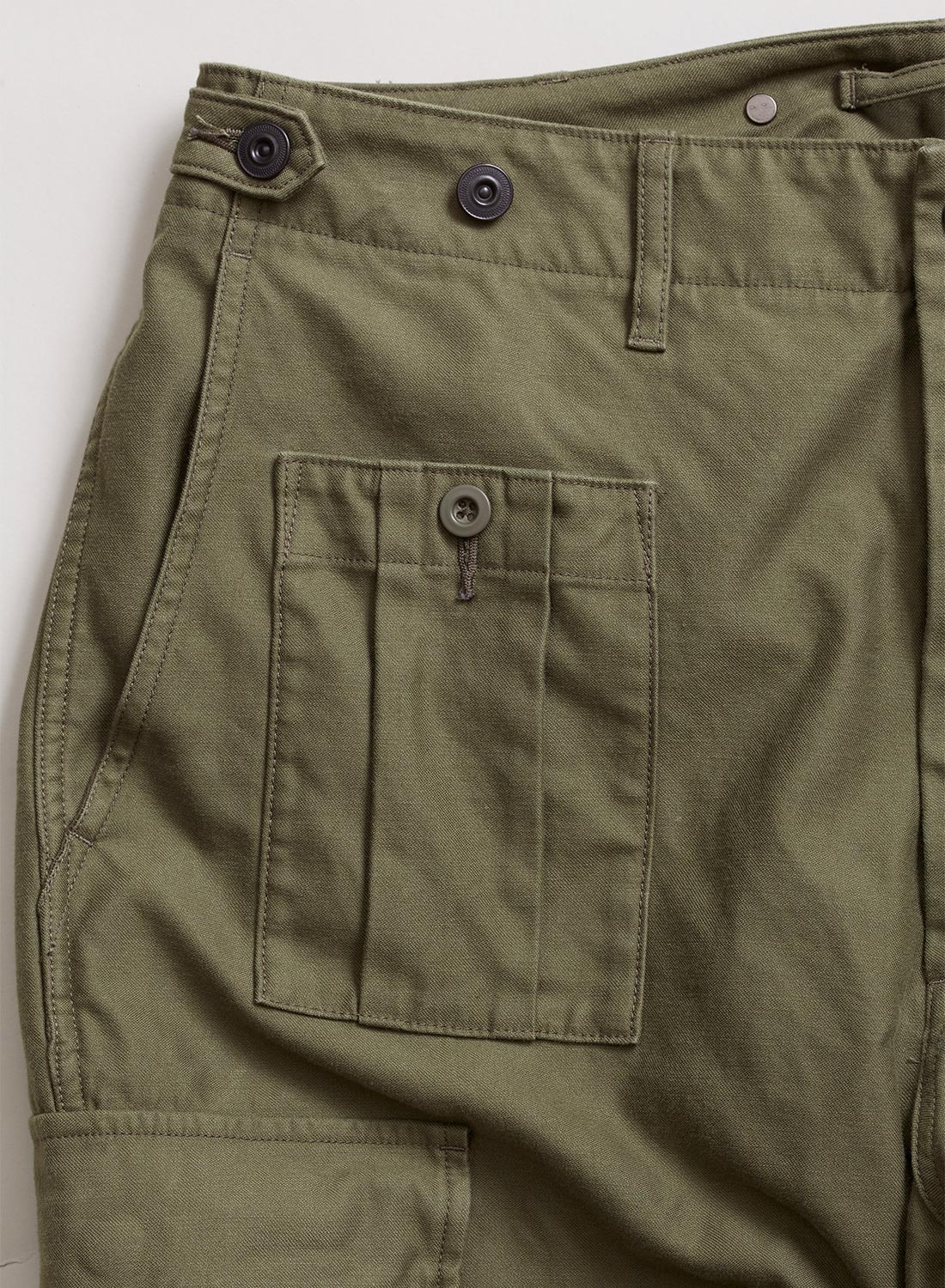 Army Cargo Pant in Dark Green - 6
