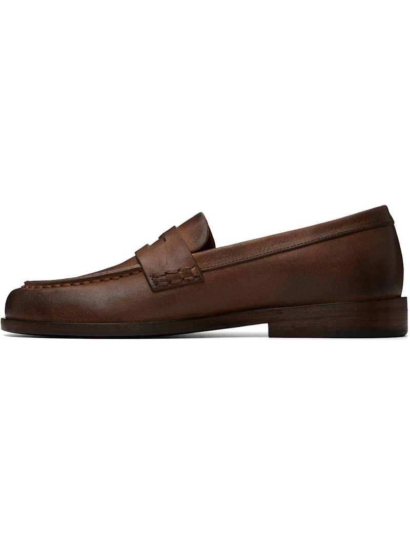 Marsèll Brown Mocasso Leather Loafers outlook