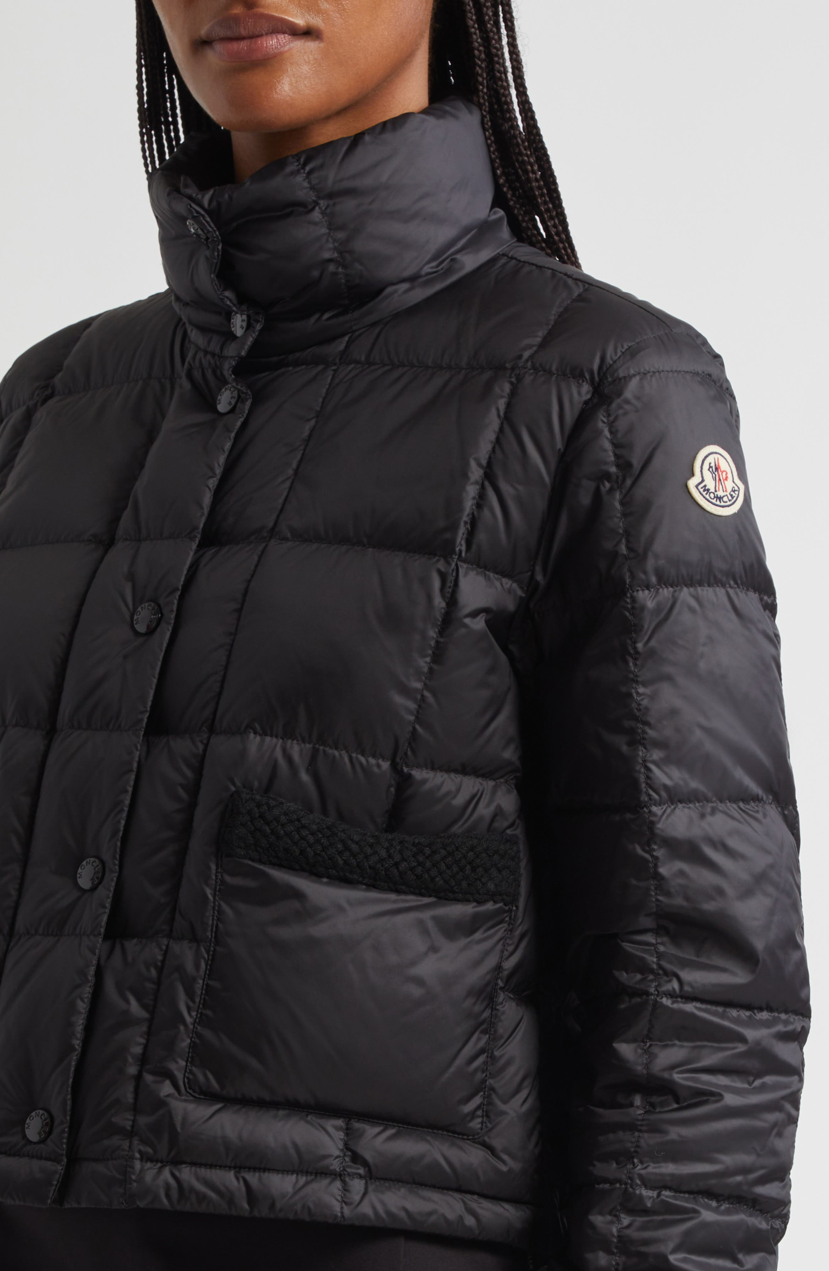 Moncler Jarcieu Down Jacket in Black at Nordstrom - 4