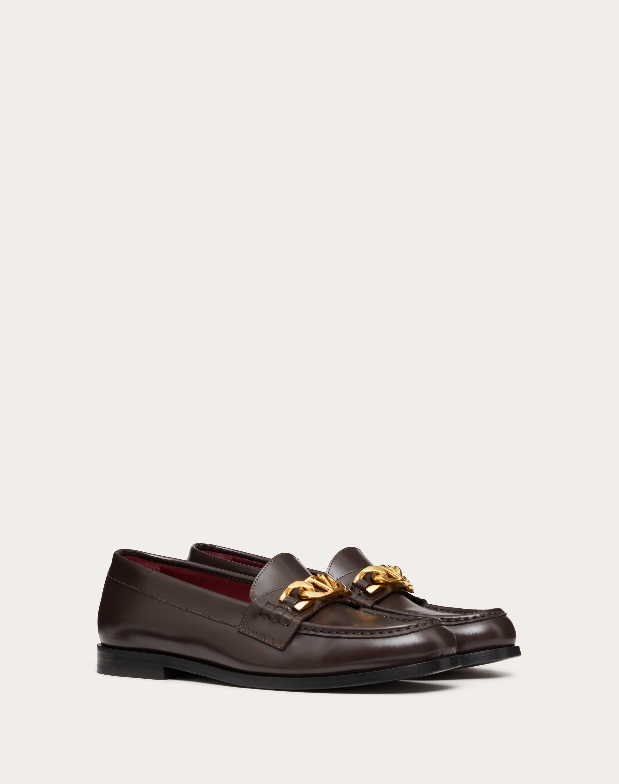 VLOGO CHAIN CALFSKIN LOAFER - 2
