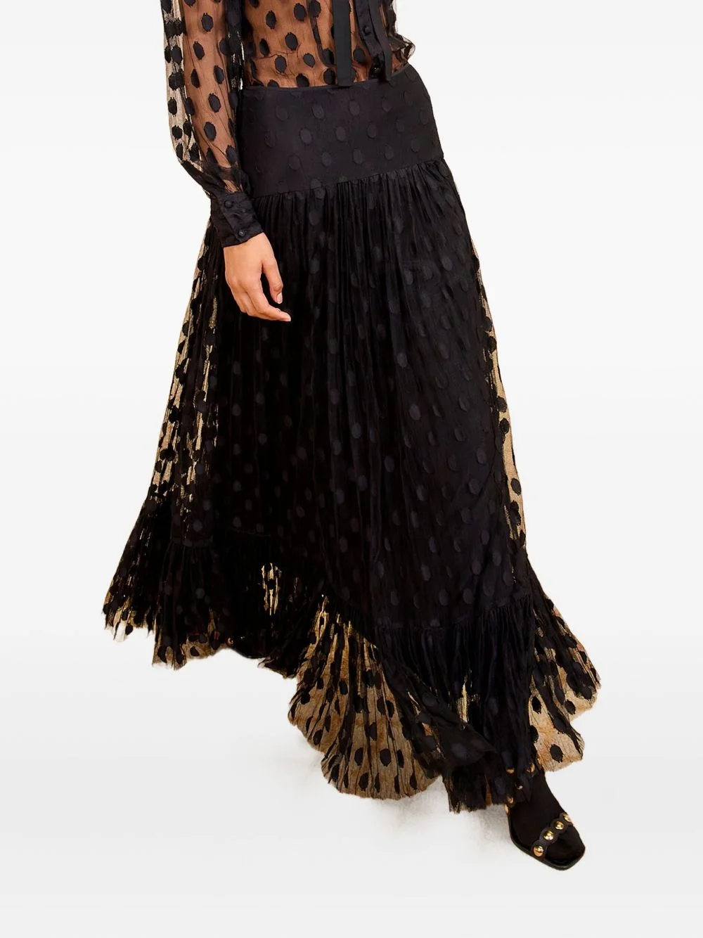 Vera ruffled maxi skirt - 1
