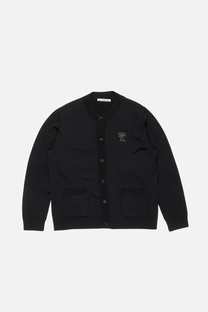Crewneck cardigan - Black 1