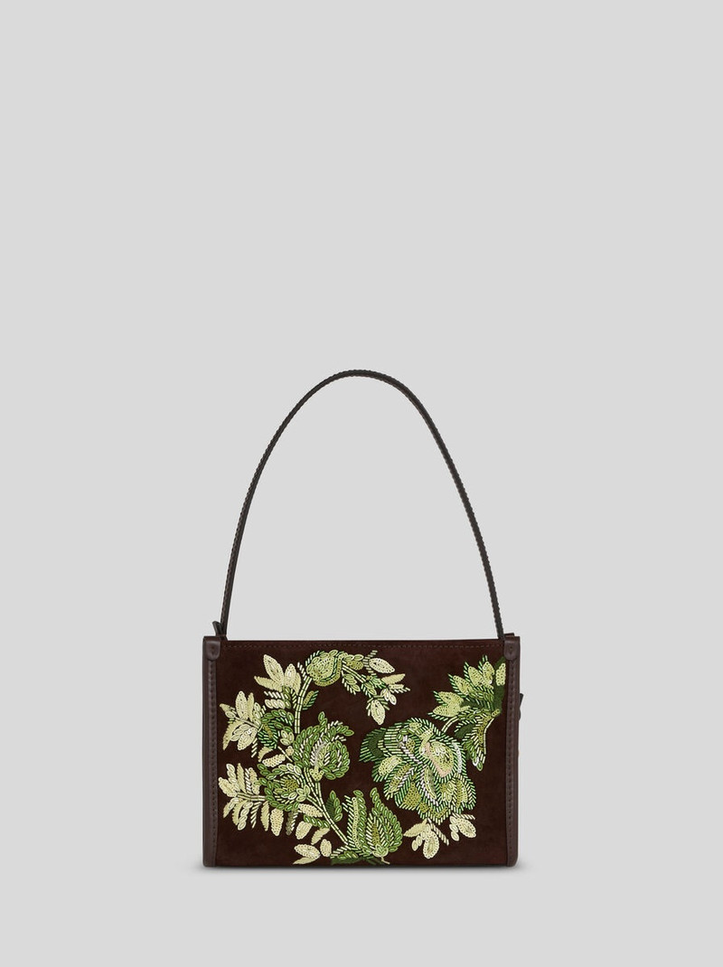 SUEDE POUCH WITH EMBROIDERY 1