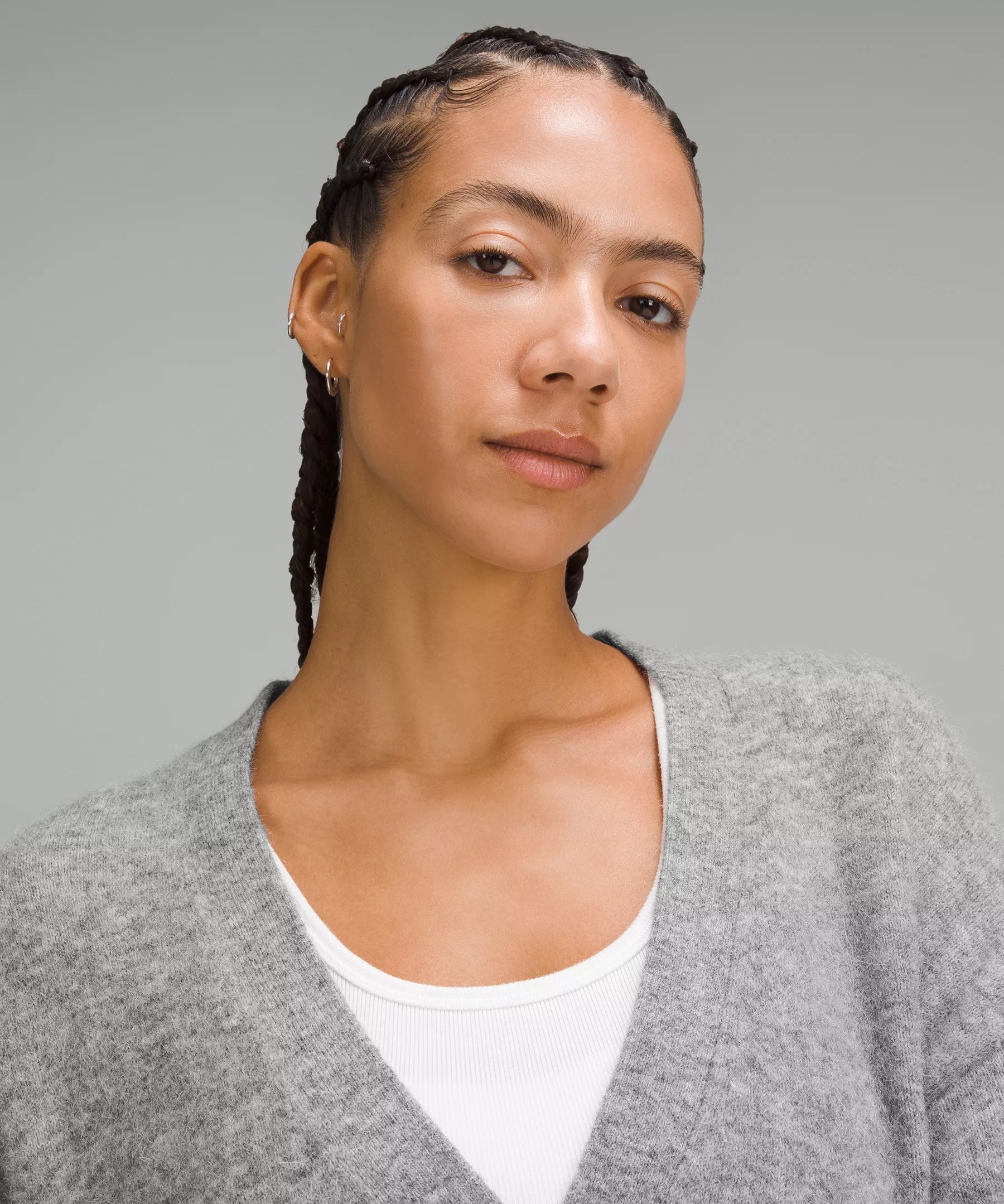 Women's Alpaca Wool-Blend Cardigan Sweater - 4