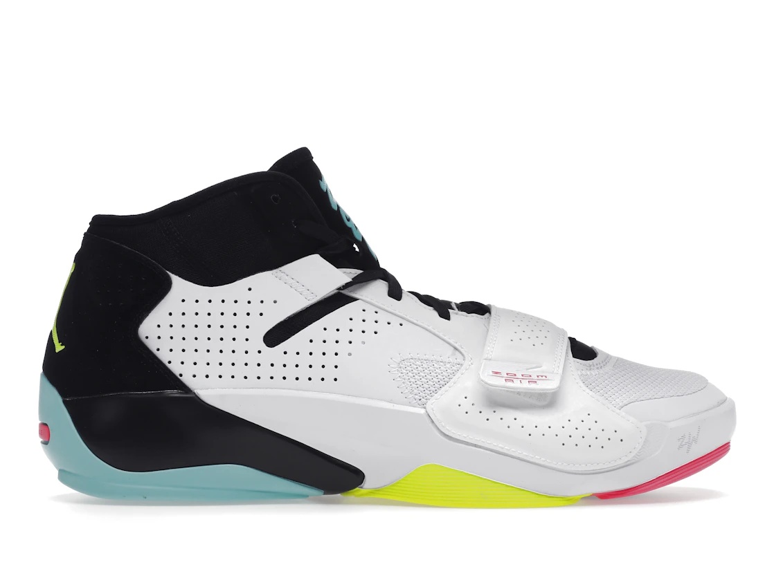 Jordan Zion 2 White Volt Dynamic Turquoise - 1