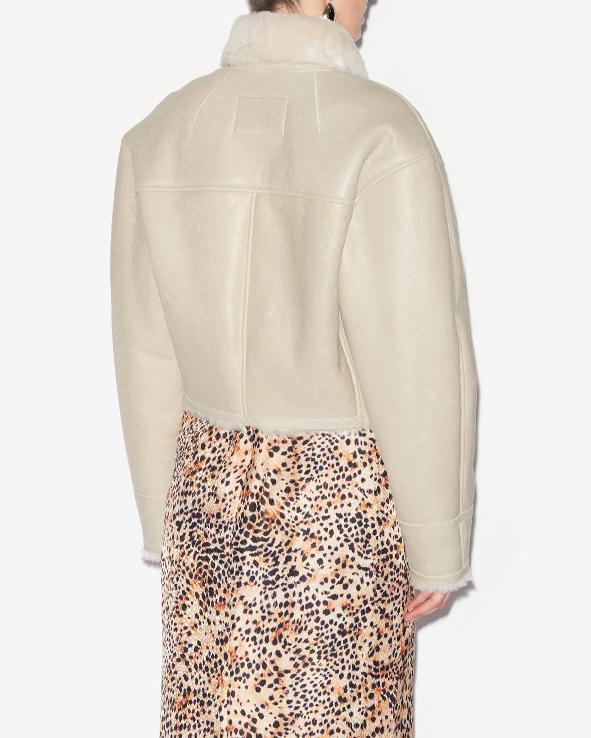 ISABEL MARANT｜COATS (ERIANA (MA0261FA B3A01I 20CK)) Isabel Marant Eriana shearling leather jacket | tessabit