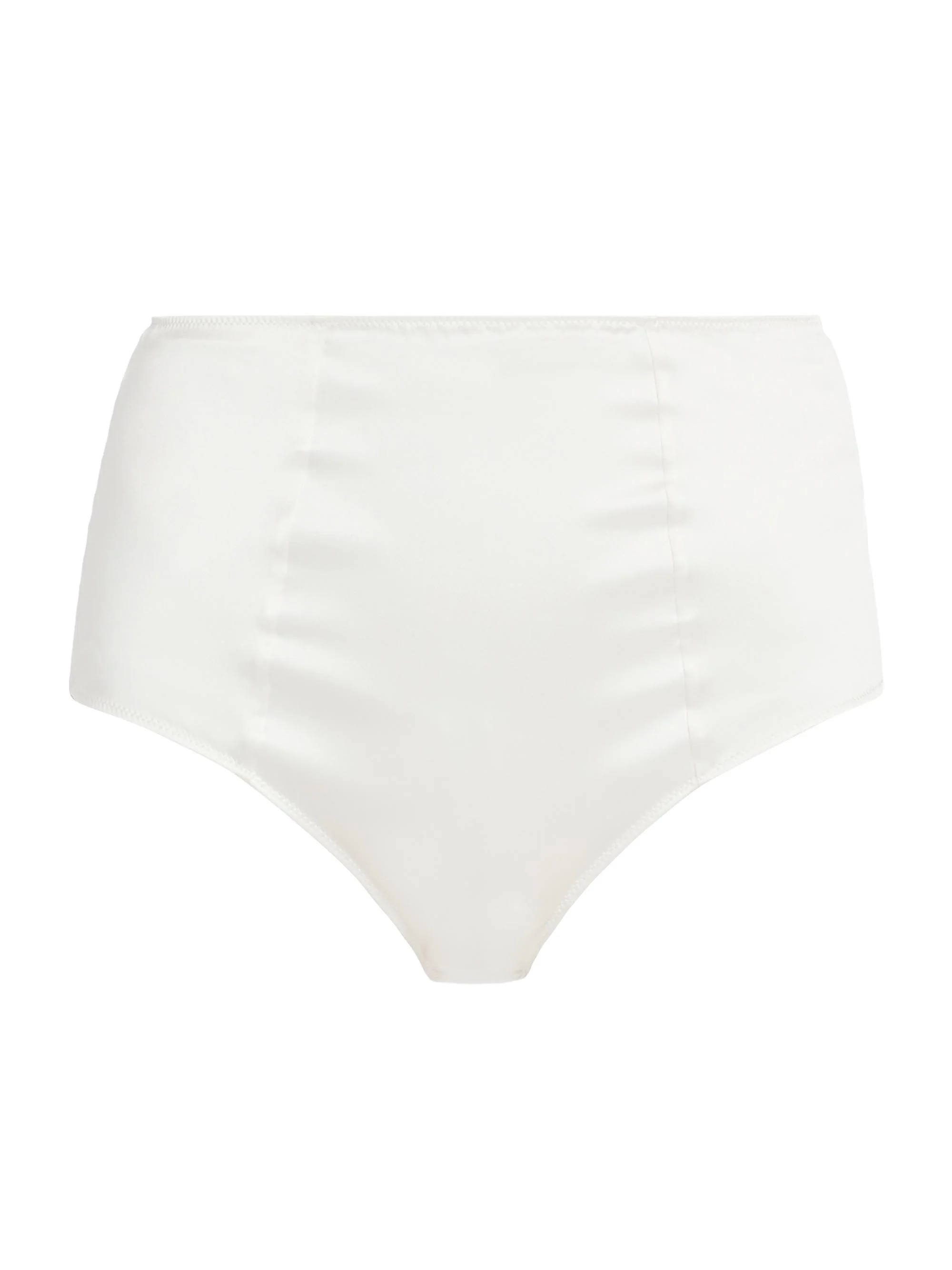 Women's Tous Les Jours High-Waist Stretch-Silk Brief - Ivory - 1