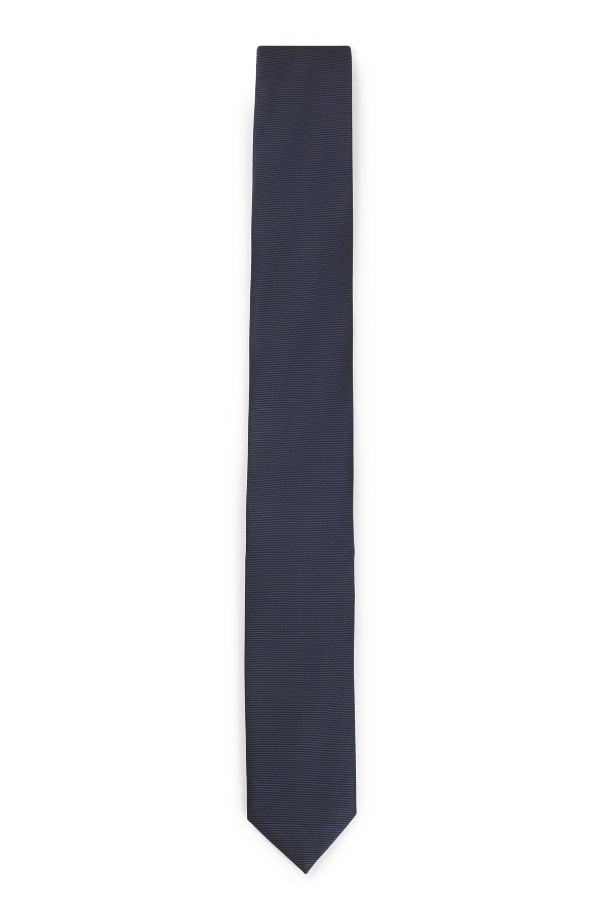 SILK-BLEND TIE WITH JACQUARD WEAVE - 1