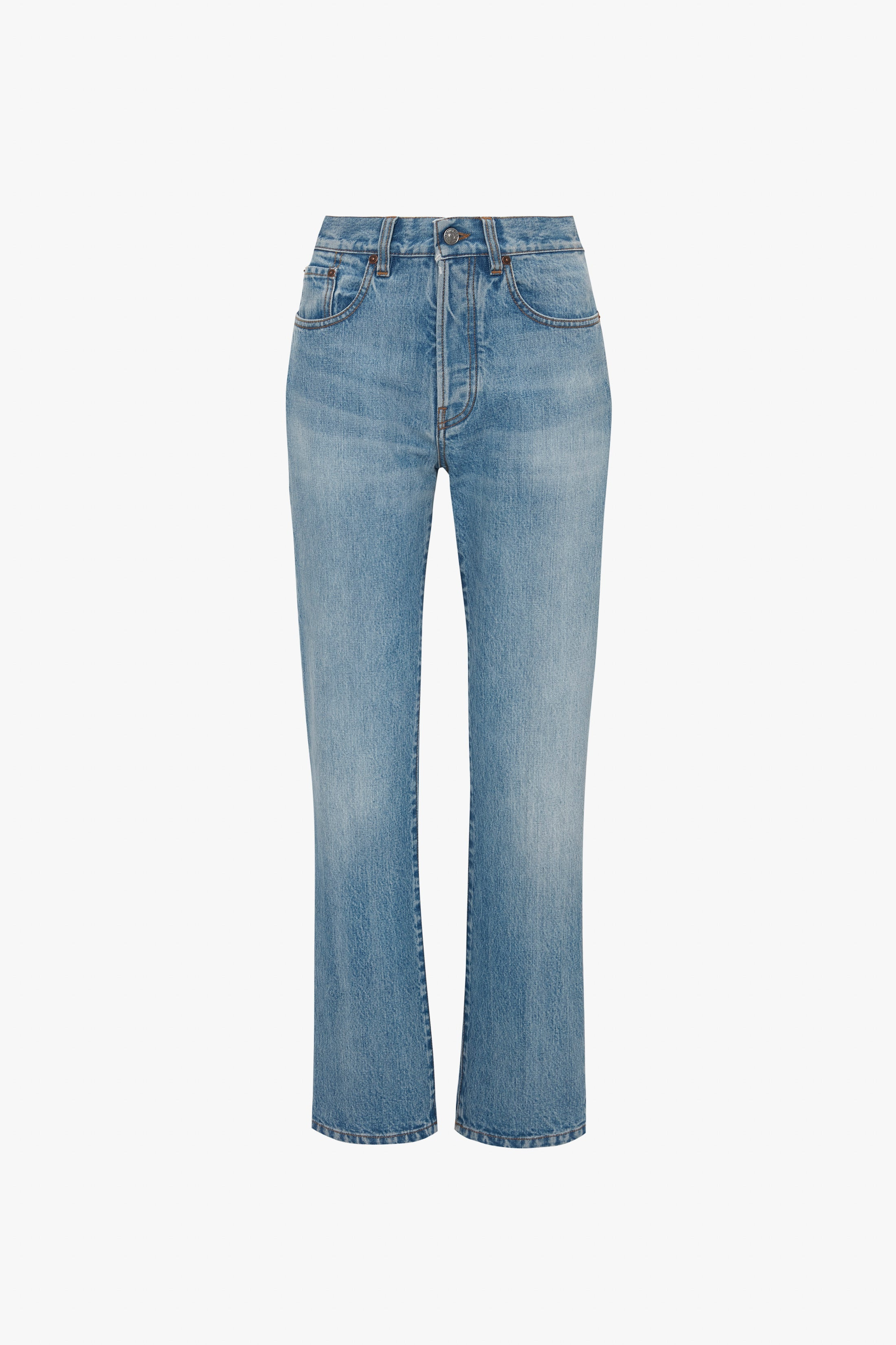 Victoria Mid-Rise Jean In Light Blue - 1