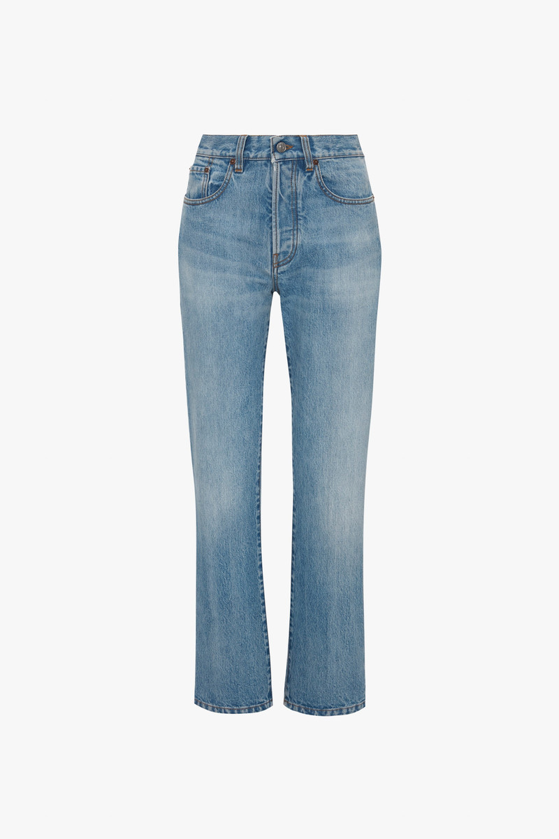 Victoria Mid-Rise Jean In Light Blue 1