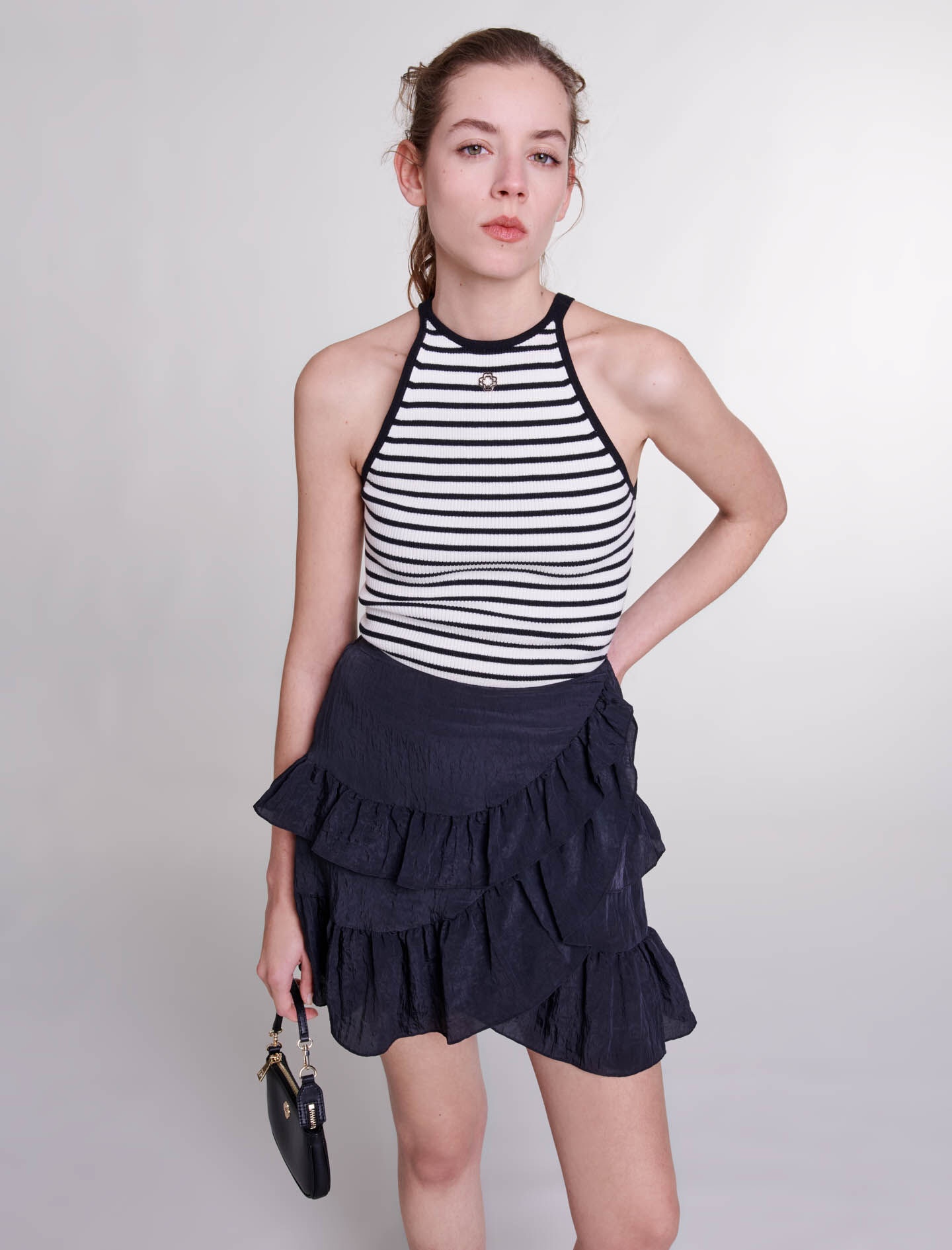 Short ruffled skirt - 5