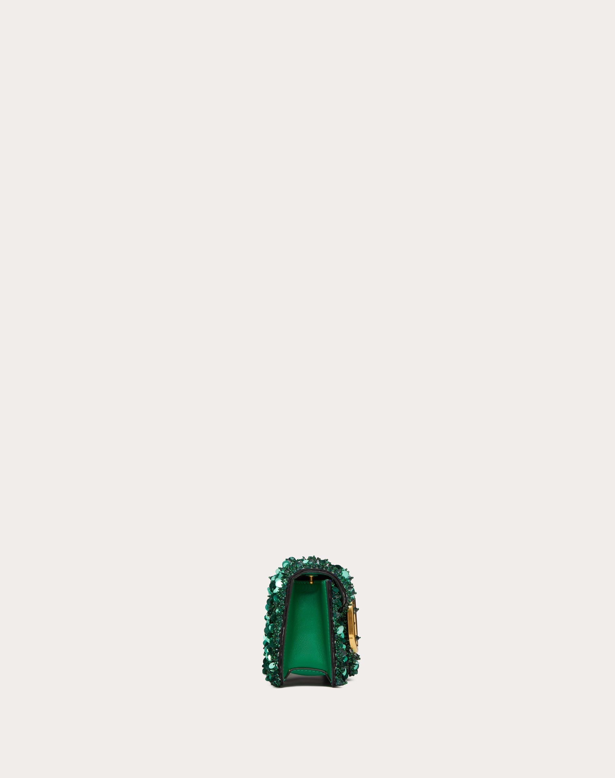 SMALL LOCÒ SHOULDER BAG WITH 3D EMBROIDERY - 5