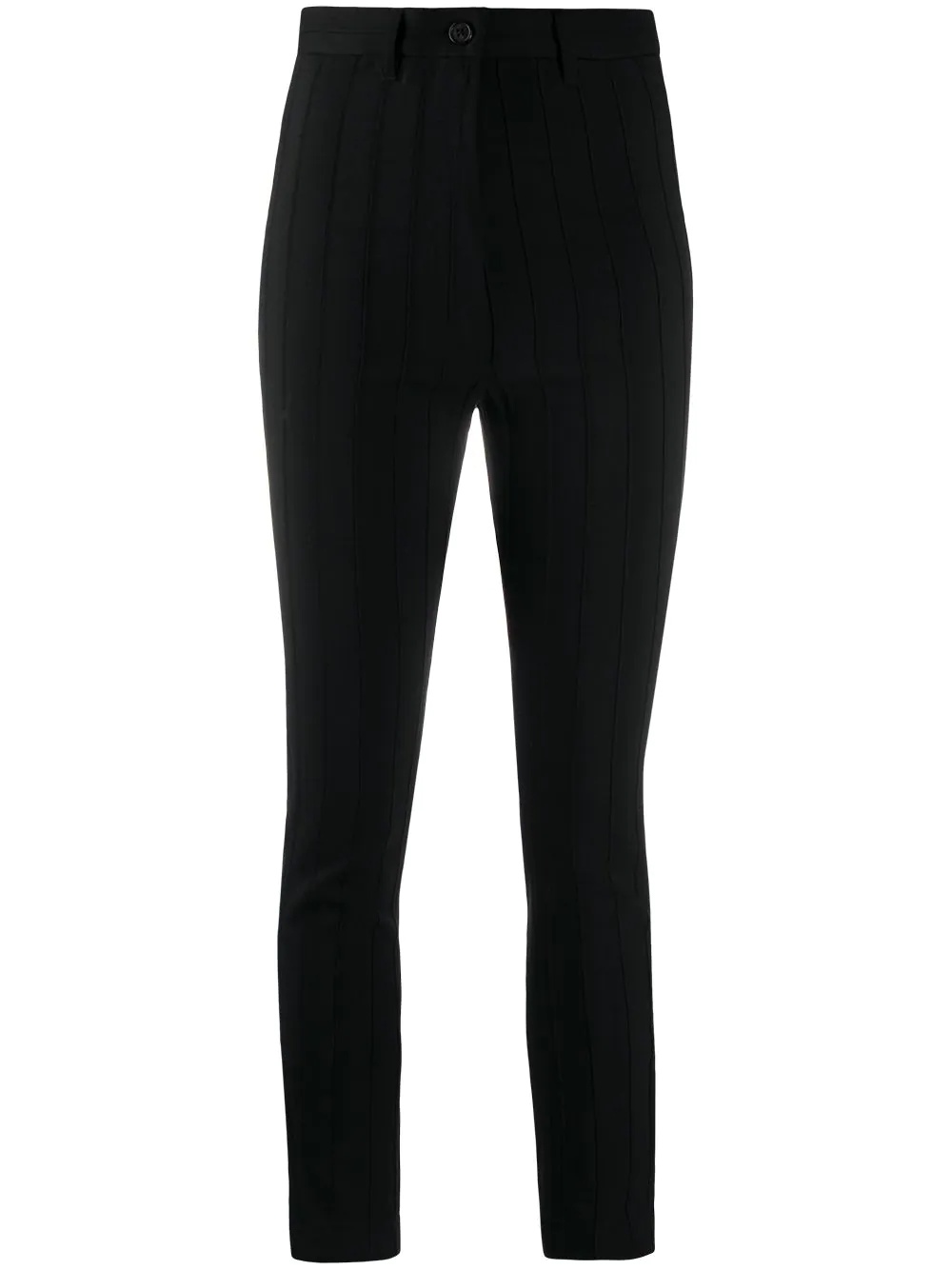 high-waisted skinny trousers - 1