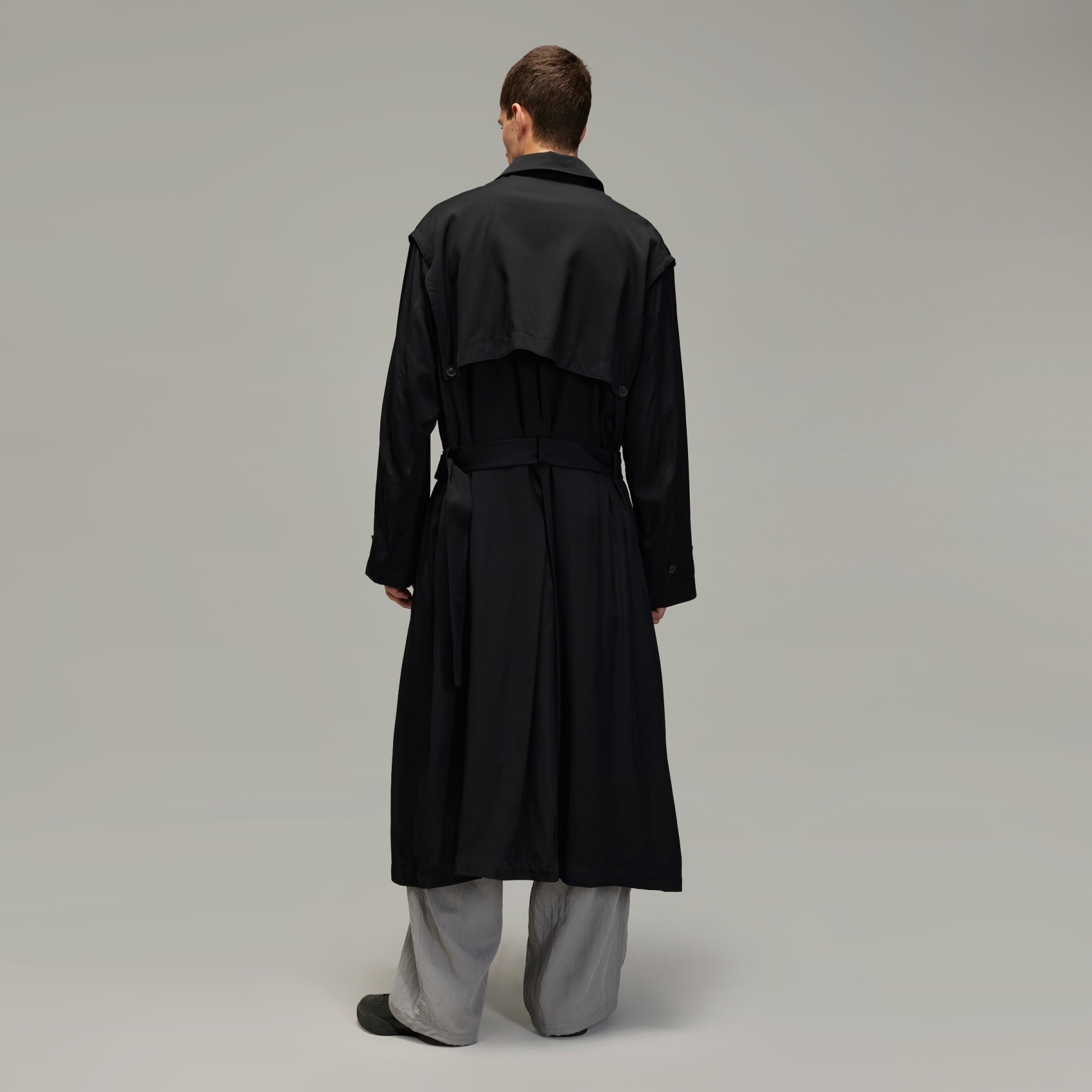 Y-3 Rayon Twill Coat - 3