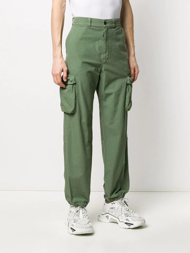 utility pocket straight trousers 3