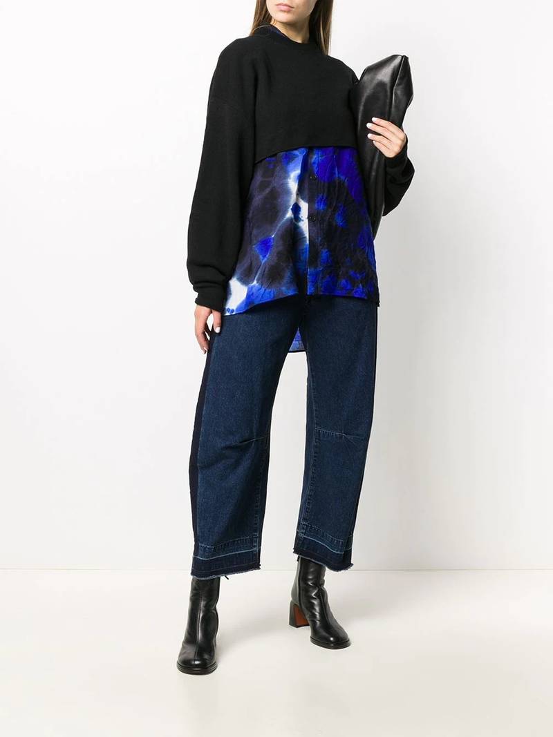 Y's longline tie-dye shirt outlook