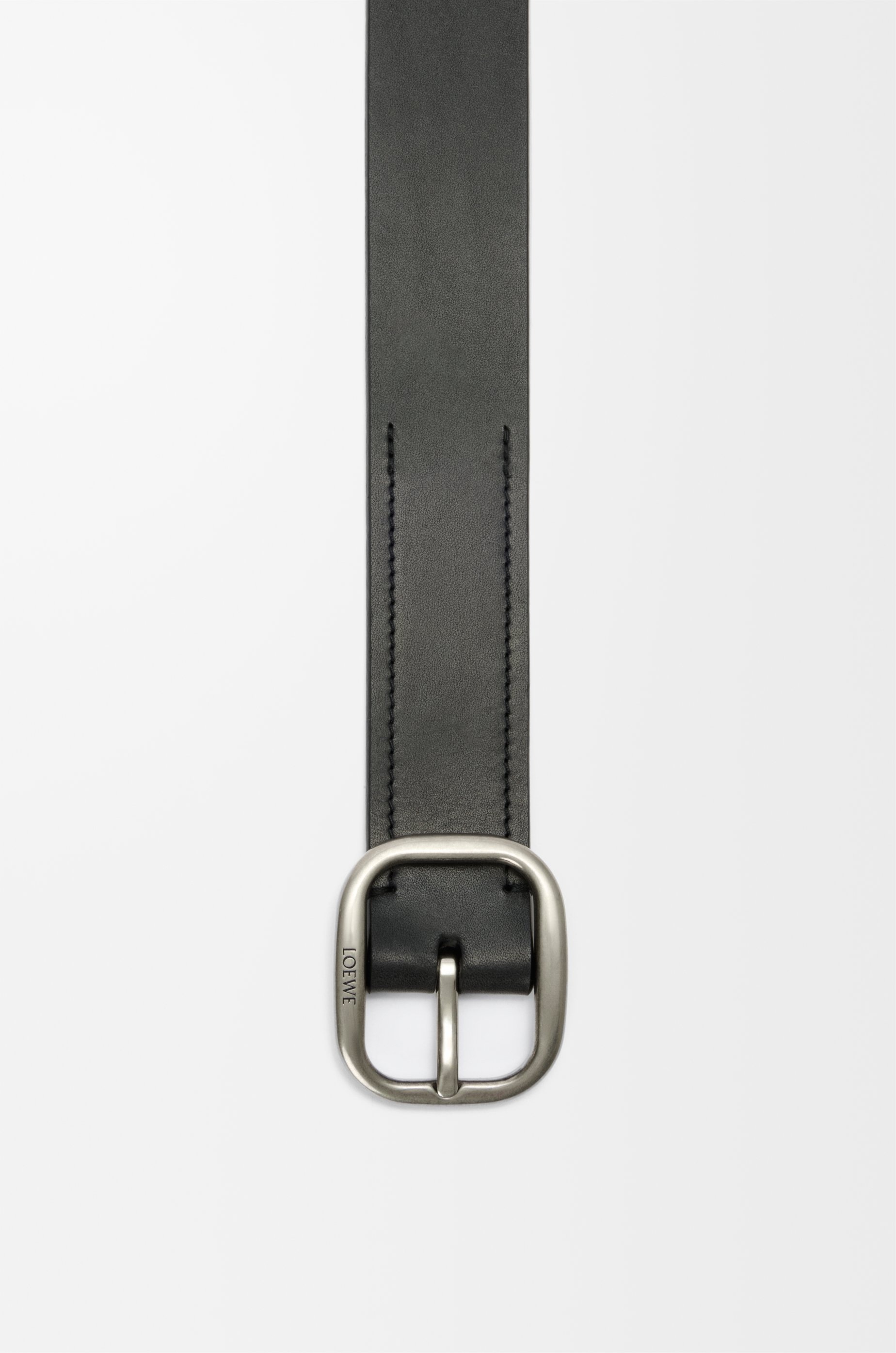 Rounded soft belt in classic calfskin - 2