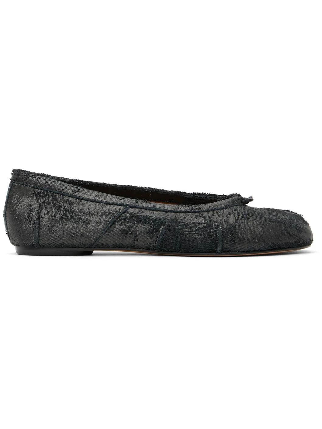 Black Tabi New Ballerina Flats - 1