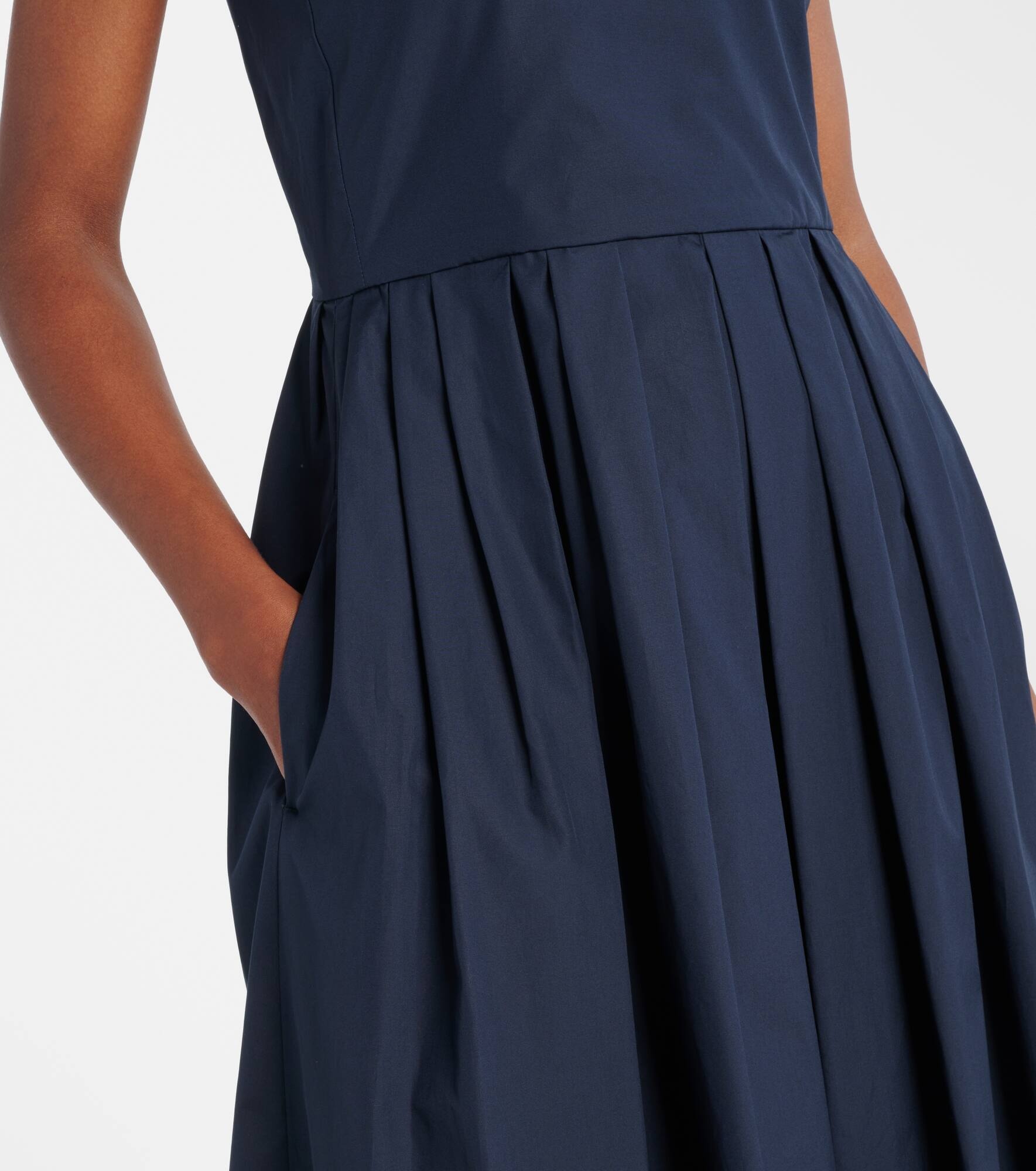 Ussita cotton poplin midi dress - 5