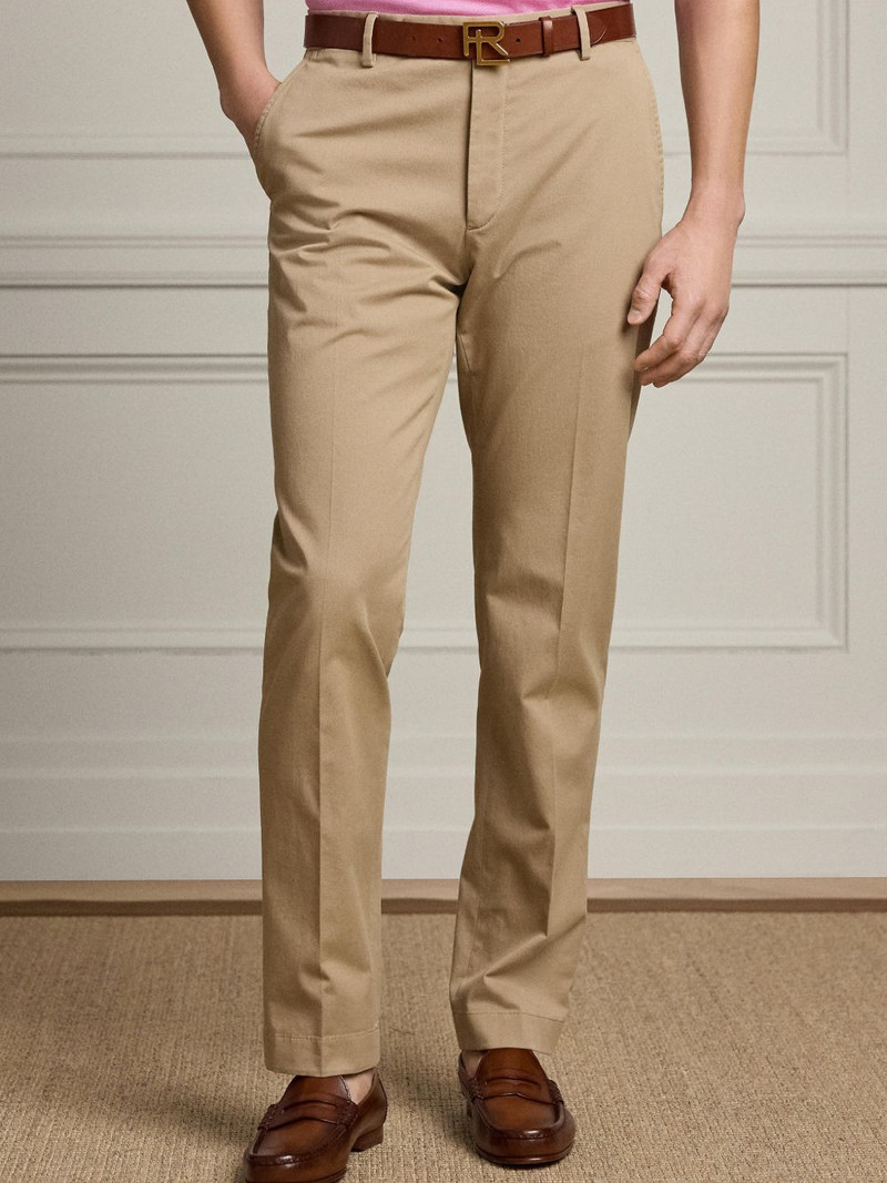 stretch-design tailored chino trousers 3