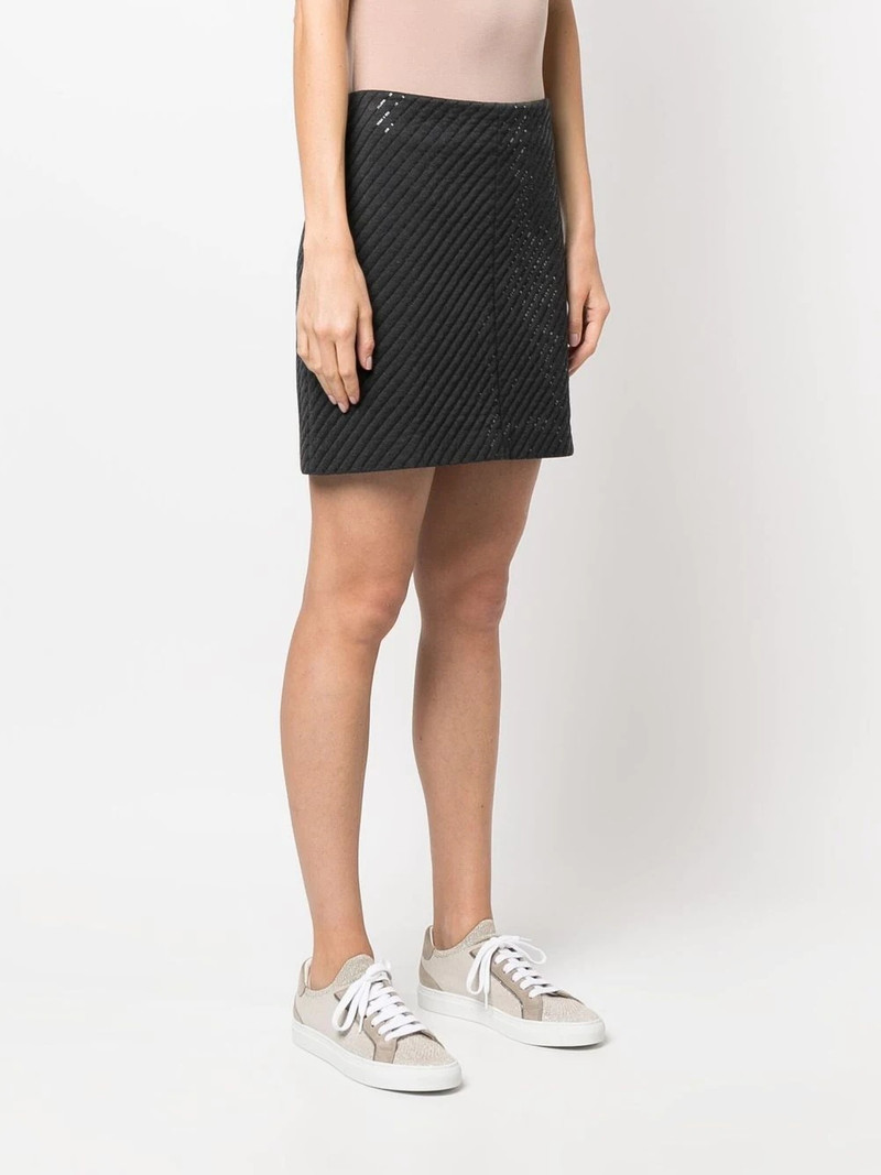 sequin embellished mini skirt 3