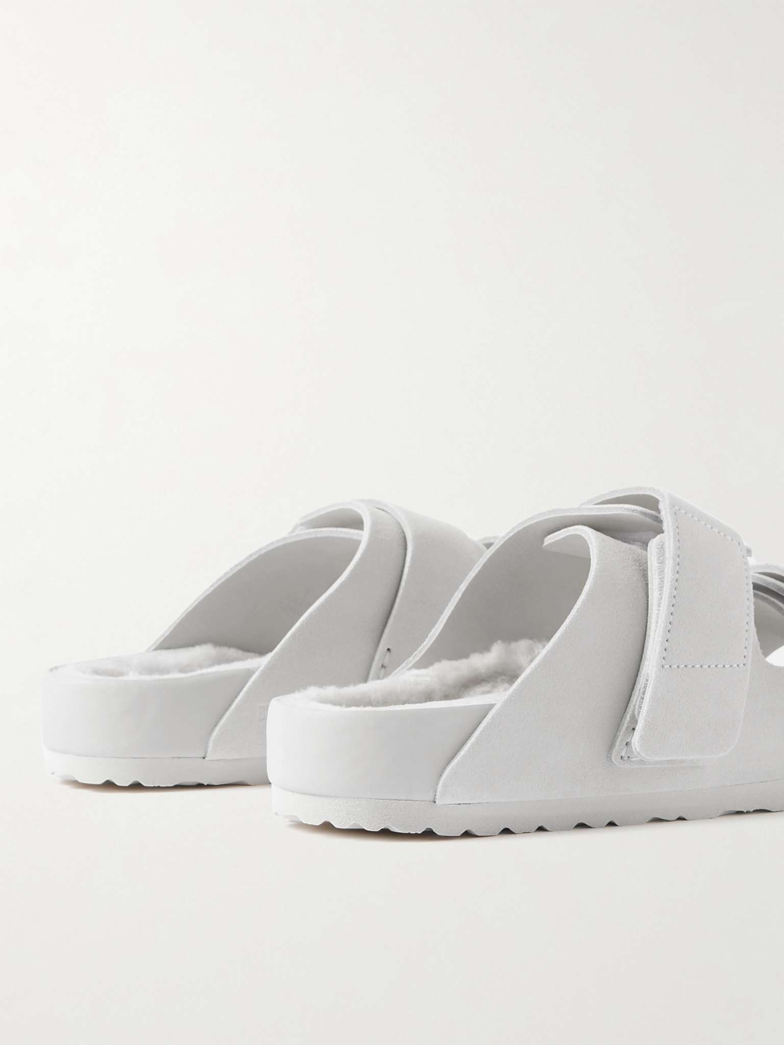 サンダル BIRKENSTOCK Chalk suede Birkenstock X Tekla Uji slippers Uji Suede Tekla Suede Leather Powder | BIRKENSTOCK
