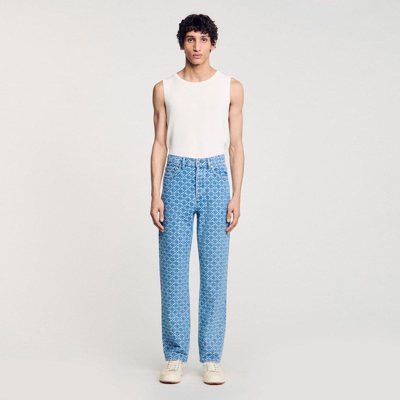 Sandro REGULAR-FIT SQUARE CROSS JEANS outlook