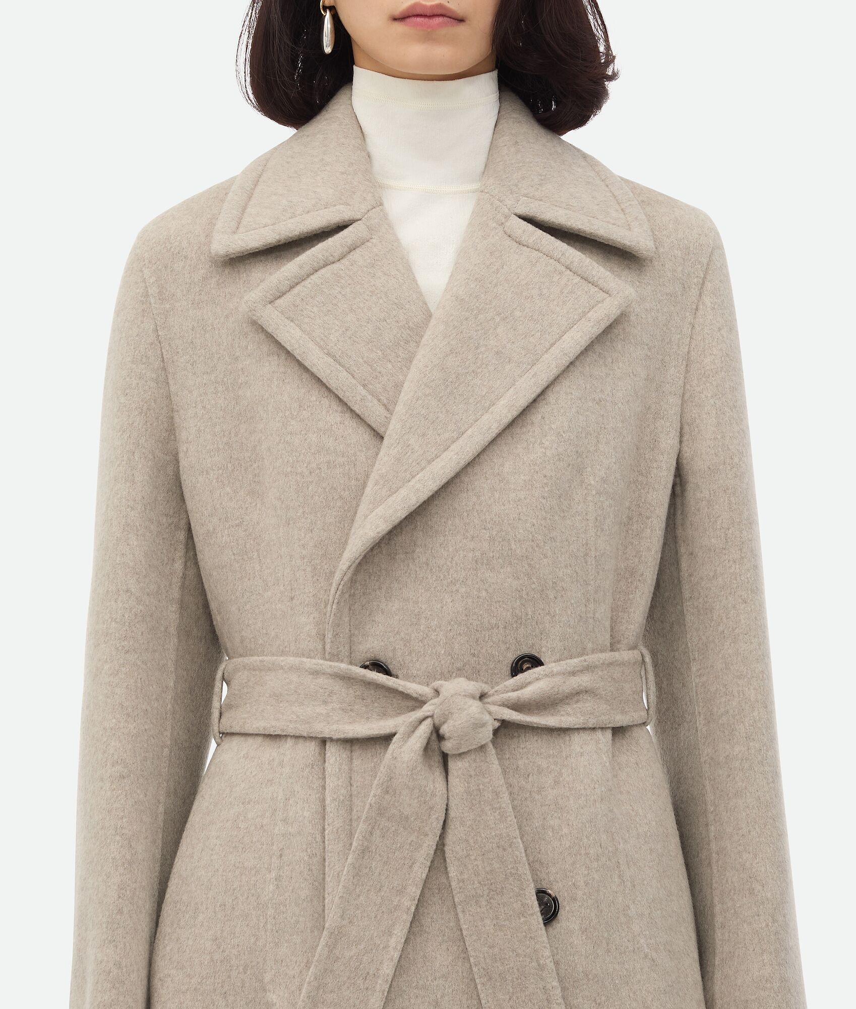 Soft Double Cashmere Coat - 5