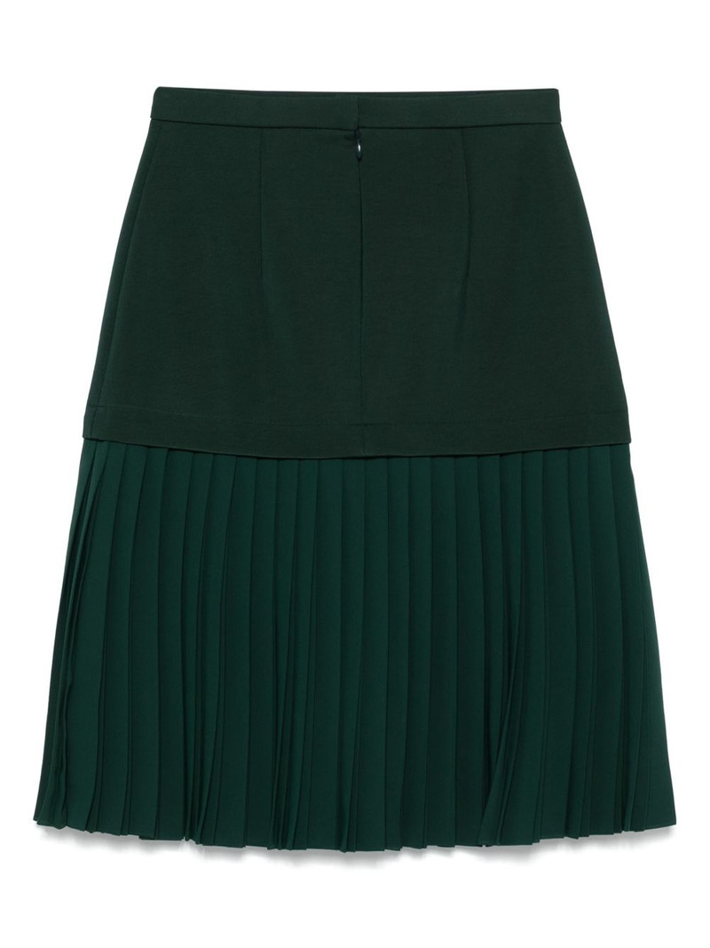 LACOSTE pleated satin skirt outlook
