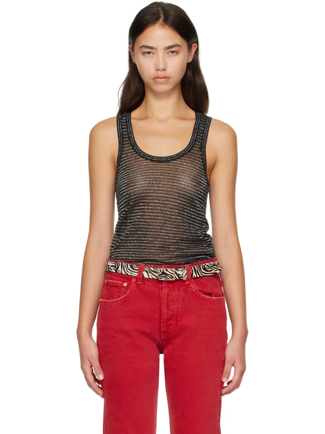 Black Cevara Tank Top - 1